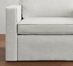 Cameron Square Arm Sectional Component Replacement Slipcovers