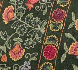 Arabella Embroidered Lumbar Pillow