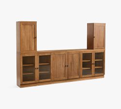 Reed Modular Bar Set with Cabinets (108")