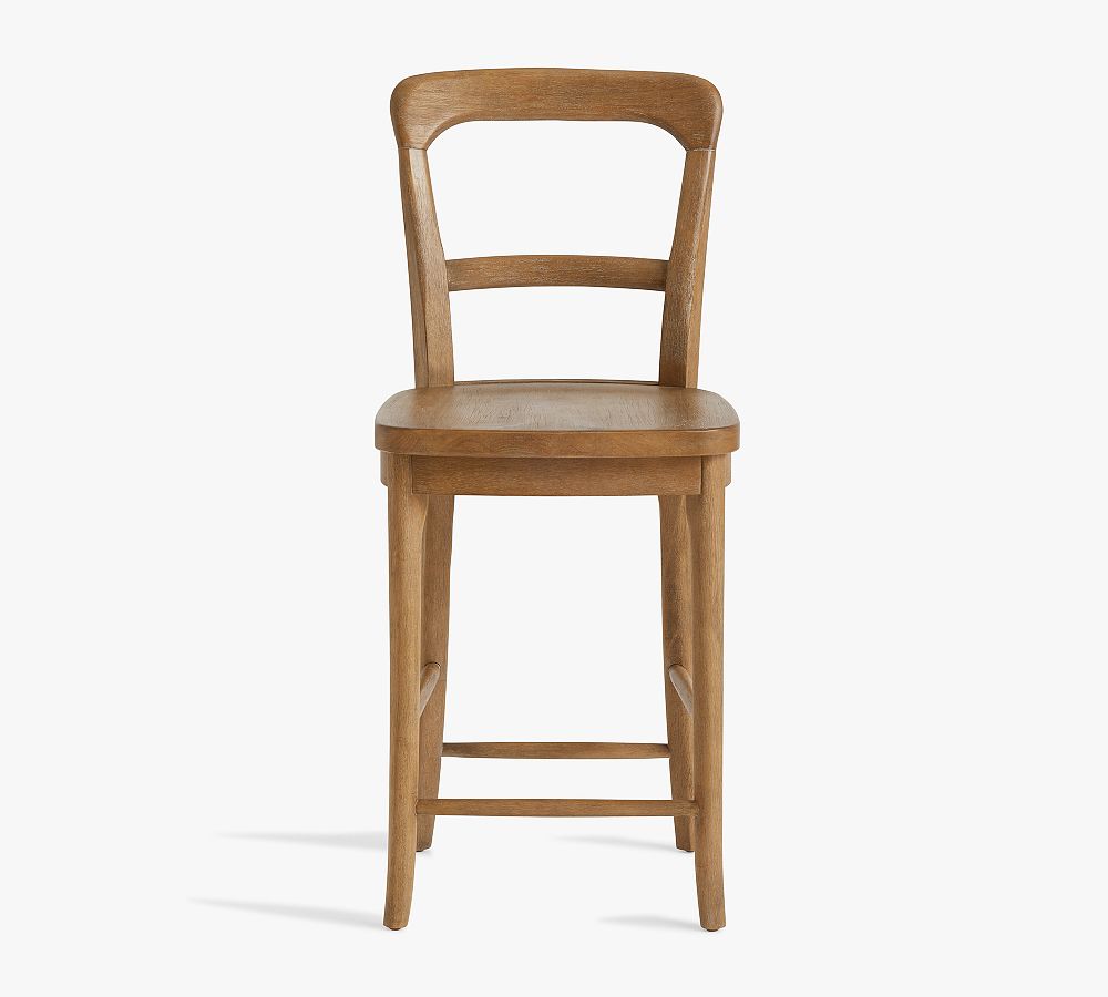 Open Box: Cline Counter Stool, Individual - Antique Umber