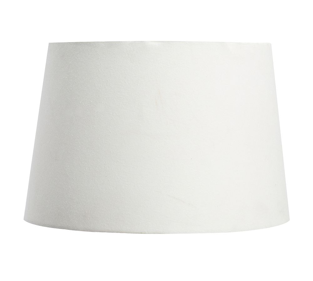 Open Box: Gallery Linen Tapered Drum Lamp Shade, Large - 17&quot; Diam. - White