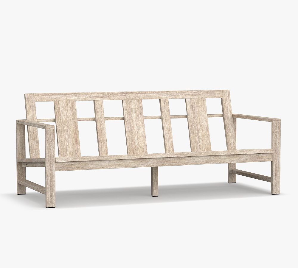 Open Box: Indio 72.5&quot; Outdoor Sofa Frame - Biscotti