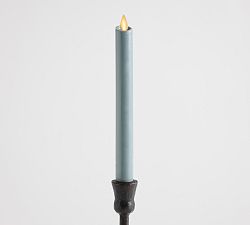 Premium Flickering Flameless Wax Taper Candle - Thumbnail 2