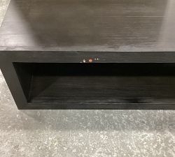 Open Box: Folsom Rectangular Grand Coffee Table, 60&quot; - Charcoal