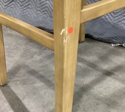 Open Box: Seagrass Barstool, Bar Ht, Gray Wash/Seadrift leg