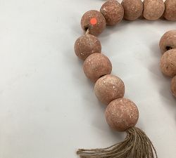 Open Box: Solis Terra Cotta Beads, 60&quot;