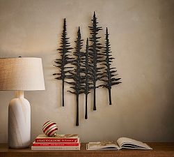 Bronze Sculpted Tree Wall Art