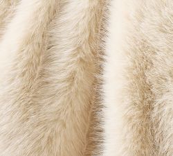 Sparkle Faux Fur Throw