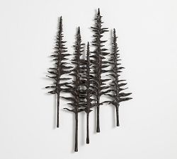 Bronze Sculpted Tree Wall Art