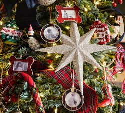 German Glitter Starburst Ornament