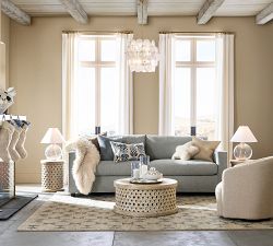 Riviera Glass Disc Chandelier (26&quot;)