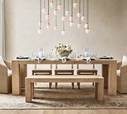 Raina Alabaster Linear Multi Globe Chandelier (46&quot;)