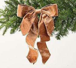 Velvet Double Bow Clip