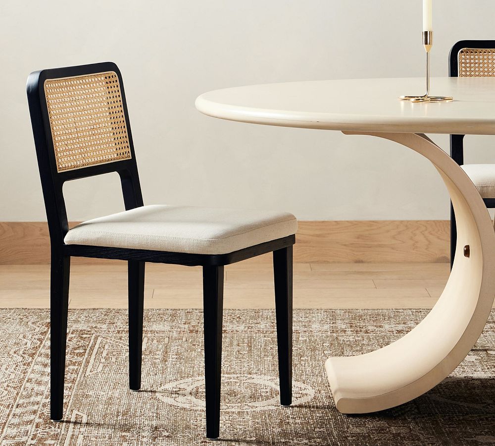 Lisbon Cane Narrow Dining Chair - Set of 2