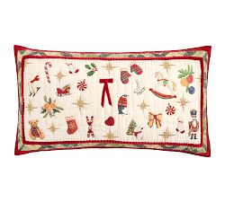 Deck the Halls Christmas Tree Reversible Quilted Sham