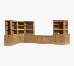 Aubrey 7-Piece Storage Cabinet with Shelf Set (199")