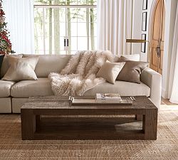 Rockport Rectangular Reclaimed Wood Coffee Table (66")