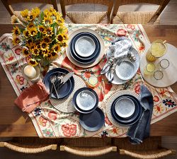 Chambray Tile Stoneware Serving Platters