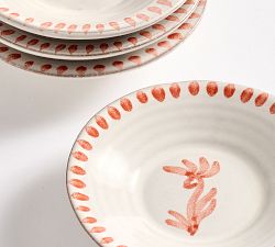 Terracotta Hand Painted Dip Dishes - Set of 4