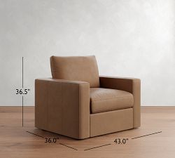 Westwood Square Arm Leather Chair