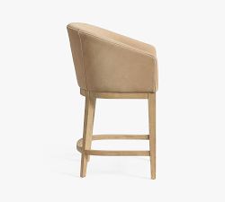 Baldwin Leather Stool