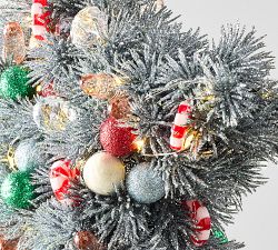 Lit Candy Bauble Star Tree Topper