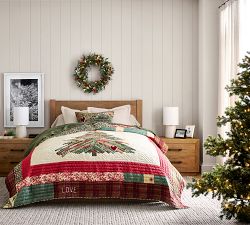 Winter Dreams Handcrafted Reversible Quilted Sham