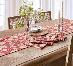 Anne Floral Organic Cotton Napkins - Set of 4