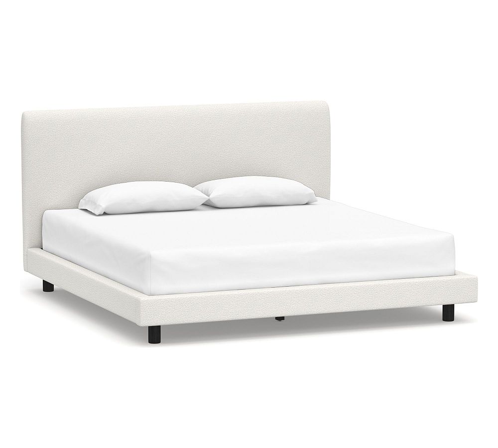 Cayman Upholstered Bed - King, Luxe Boucle Ivory