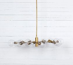 Birchmont Hand-Blown Glass Chandelier (48&quot;)