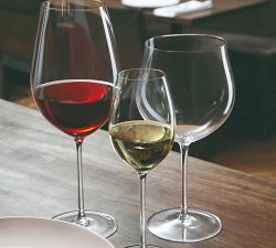 Enoteca Handcrafted Burgundy Glasses, Set of 2