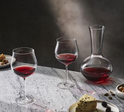Enoteca Handcrafted Burgundy Glasses, Set of 2