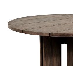 Robertson Teak Round Outdoor Dining Table (96&quot;)