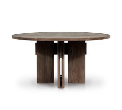 Robertson Teak Round Outdoor Dining Table (96&quot;)