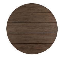 Robertson Teak Round Outdoor Dining Table (96&quot;)