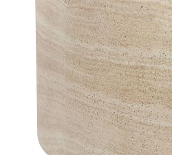 Sandy Concrete Round Outdoor Coffee Table (31&quot;)