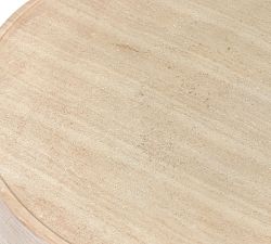 Sandy Concrete Round Outdoor Coffee Table (31&quot;)