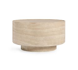 Sandy Concrete Round Outdoor Coffee Table (31&quot;)