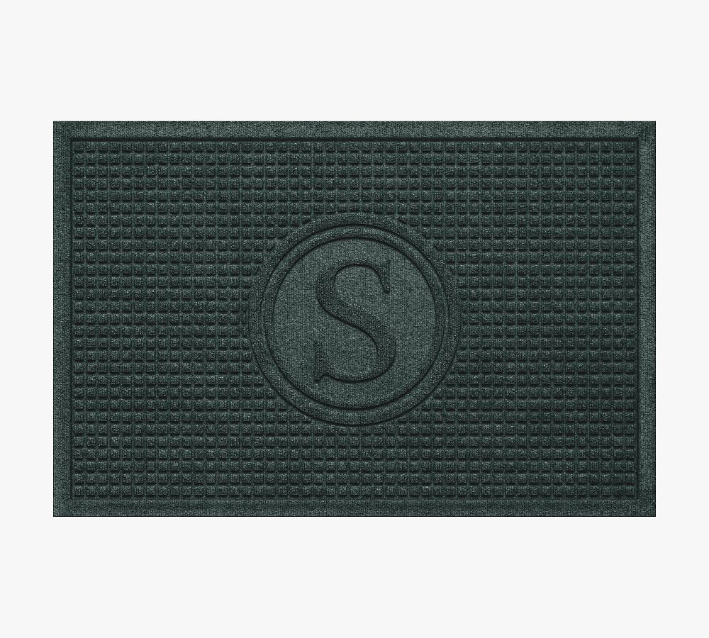 WaterHog Squares Monogram Doormat