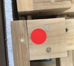 Open Box: Malibu FSC&#174; Teak Recangular Outdoor Coffee Table, 45&quot; - Natural