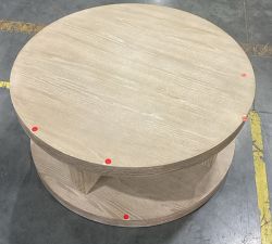 Open Box: Newport Round Coffee Table, 36&quot; - Mist