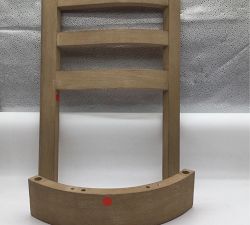Open Box: Woodside FSC&#174; Eucalyptus Outdoor Dining Armchair Frame, Individual - Coastal Beachwood