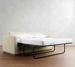 Carmel Slim Arm Wood Base Sleeper Sofa (80&quot;)