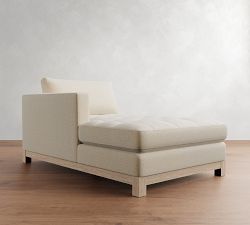 Build Your Own Jake Tufted Seadrift Wood Base Sectional