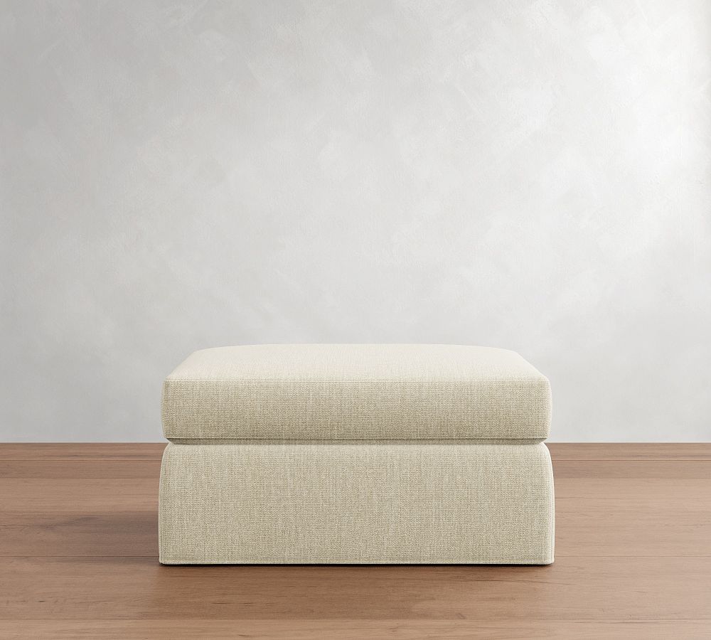 Carmel Slipcovered Sectional Ottoman