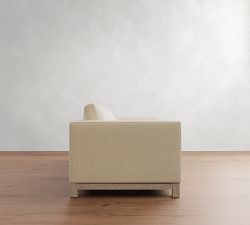 Jake Tufted Seadrift Wood Base Sofa (63&quot;&ndash;96&quot;)