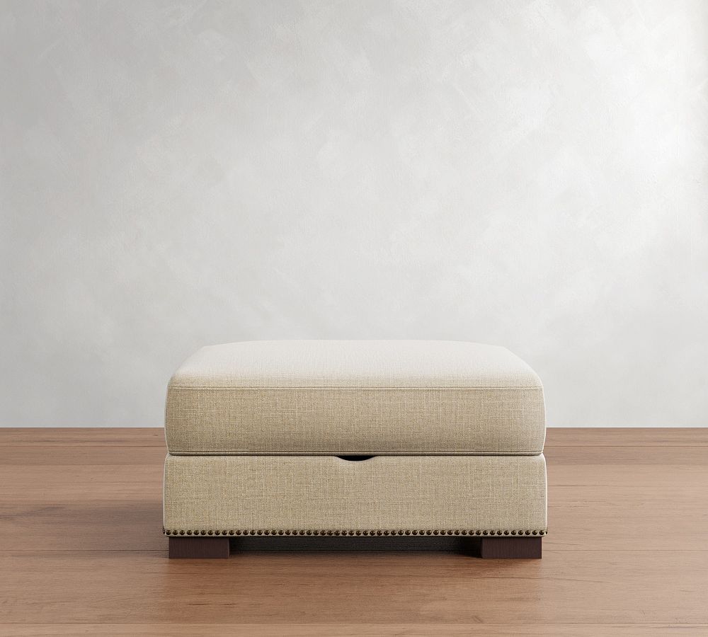 Turner Storage Ottoman with Nailheads