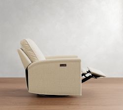 Tyler Square Arm Manual &amp; Power Swivel Glider Recliner