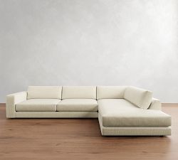 Carmel Lounge Return Bumper Sectional (117&quot;&ndash;129&quot;)