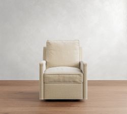 Tyler Square Arm Manual &amp; Power Swivel Glider Recliner